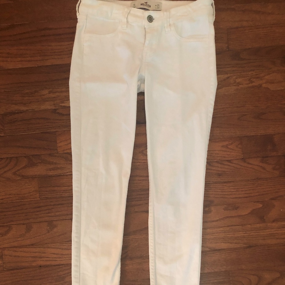 Hollister White Skinny Jeans